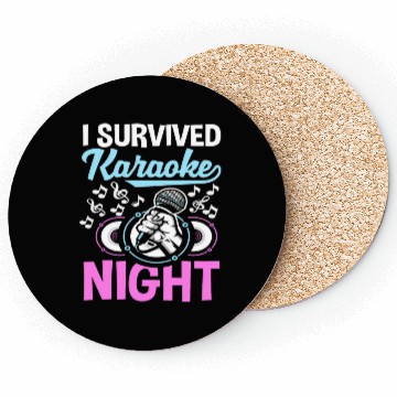 Discover I Survived The Karaoke Night Coasters
