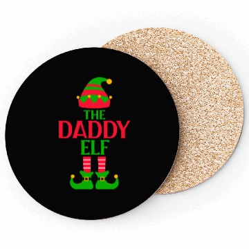 Discover The Daddy Elf Christmas Coasters