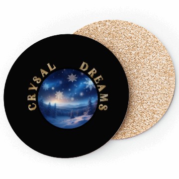 Discover Crystal Dreams - A Winter Wonderland Coasters