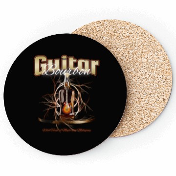 Discover Guitar Bourbon. Coasters