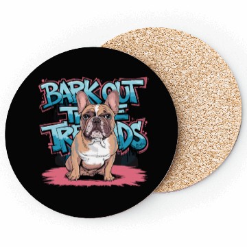Discover Pug Dog Owner Bark for Pug Lover Coasters