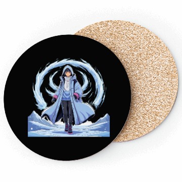 Discover Chill Anime Winter Coasters