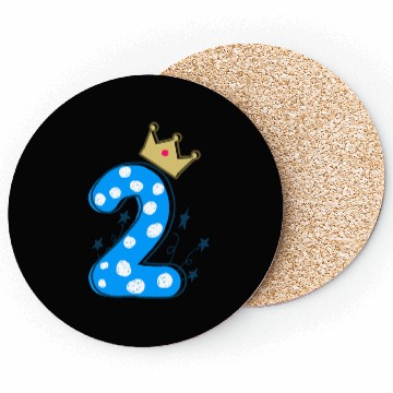 Discover 2nd birthday boys Coasters