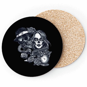 Discover Chicano Street Art Graphic Coasters