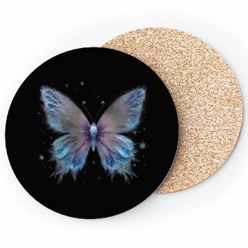 Discover Magical Colorful Butterfly Design Coasters