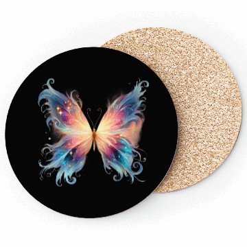 Discover Vibrant Magical Butterfly Design Coasters