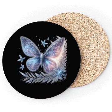 Discover Colorful Butterfly Design – Enchanting Art Coasters