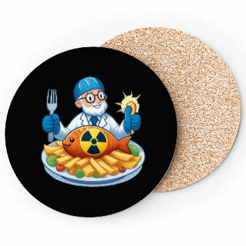 Discover Fission Chips Science Fun Physics Humor Coasters