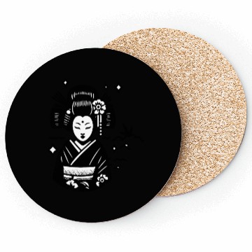 Discover Japanese Geisha Coasters