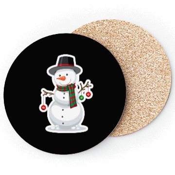 Discover the white snowmen Coasters
