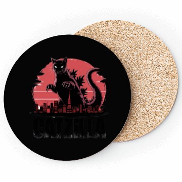 Discover Catzilla: Fierce Feline Monster Coasters