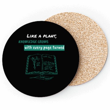 Discover reading and book lovers Coasters