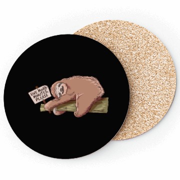 Discover Slothy Five More Minutes Please Sloth Coasters