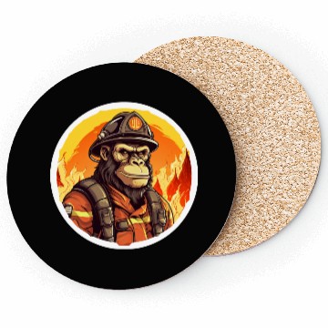 Discover Firewoman monkey / Firefighter Coasters