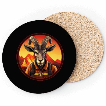 Discover Fireman Capricorn Coasters