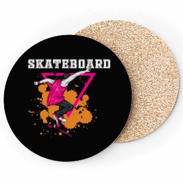 Discover Skateboard Perfect for Street Thrashers Coasters