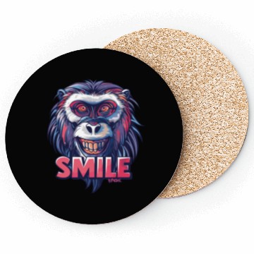 Discover The Smile Monkey Coasters
