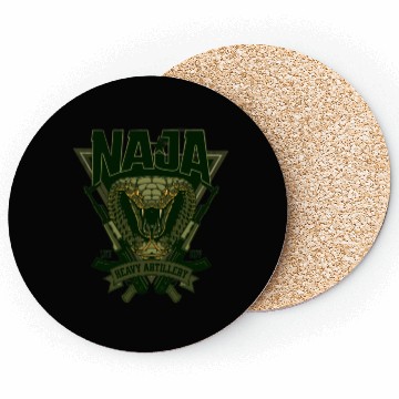 Discover Military unit logo "NAGA" Coasters