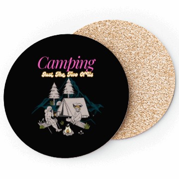 Discover Camping Just the Two of us Coasters