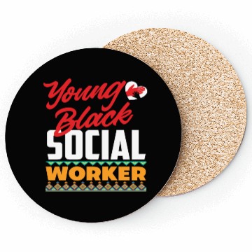 Discover Young Black Social Workers Coasters