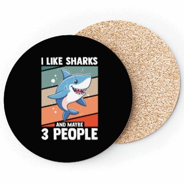 Discover Funny Shark Design | Animal Shark Coasters
