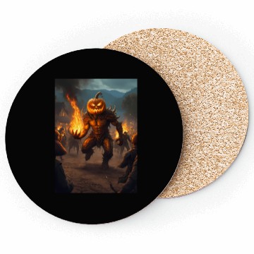 Discover Pumpkin Fiend: A Halloween Horror Coasters