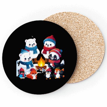 Discover Winter Wonderland Critters Coasters