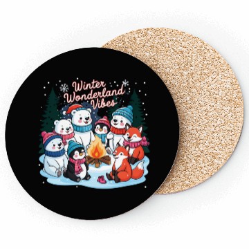 Discover Winter Wonderland Snowflake Coasters