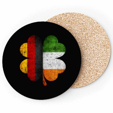 Discover German Irish Shamrock Germany Ireland Flag Coasters