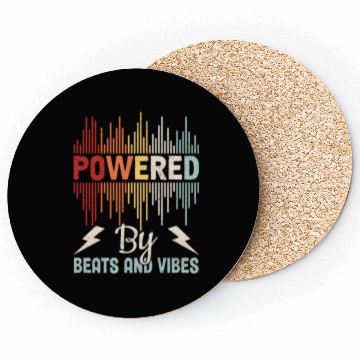 Discover Electro Music Guitar Vibes Beats Design Coasters