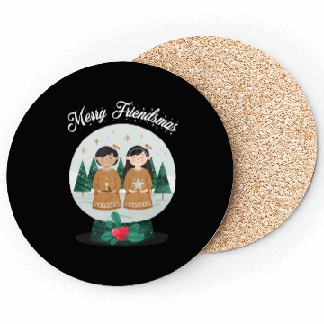Discover Friends Christmas Coasters