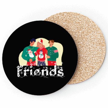 Discover Friends Christmas Coasters