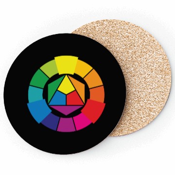 Discover Color Wheel Artist Creative Colors Art Coasters