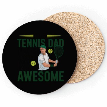 Discover Tennis dad Coasters