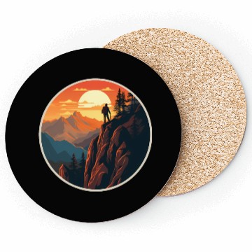 Discover Hiking Nature Vacation Coasters