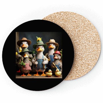 Discover Farmer ducks Coasters