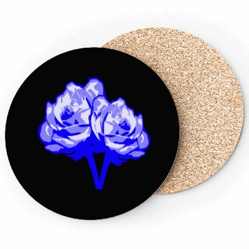 Discover Two Beautiful Rose Blossom Leaf 2 Roses Bouquet Coasters