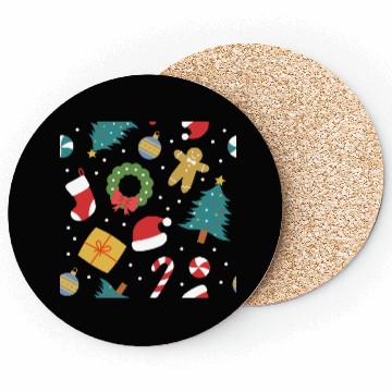 Discover Classic Christmas Icons Coasters