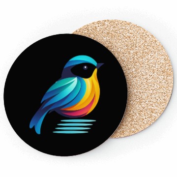 Discover Glory of Blue Tit Bird Coasters
