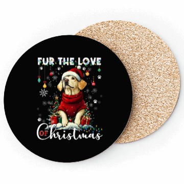 Discover Labrador Retriever Christmas Tree Decorations Dog Coasters