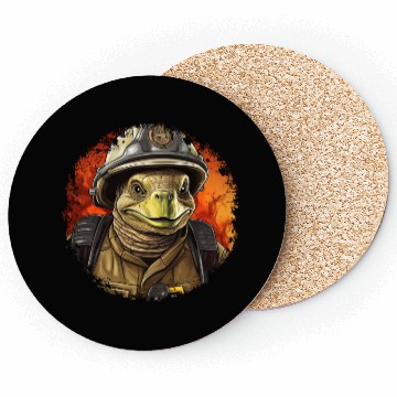 Discover Firefighter turtle Coasters