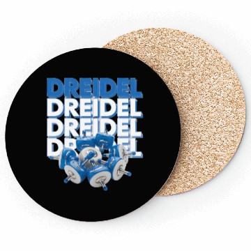 Discover Spinning Dreidels Hanukkah Fun Coasters