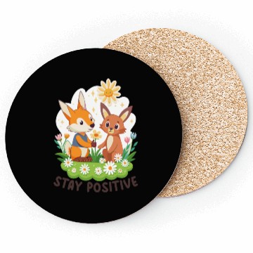 Discover STAY POSITIVE VIBE DESIGN Coasters