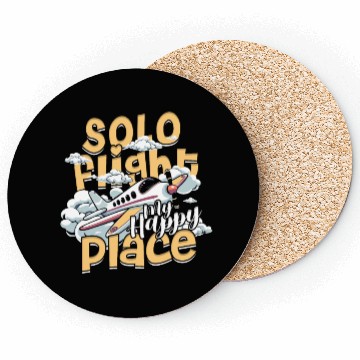 Discover First Solo Flight Pilot Coasters