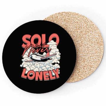 Discover First Solo Flight Pilot Solo But Never Lonely Coasters