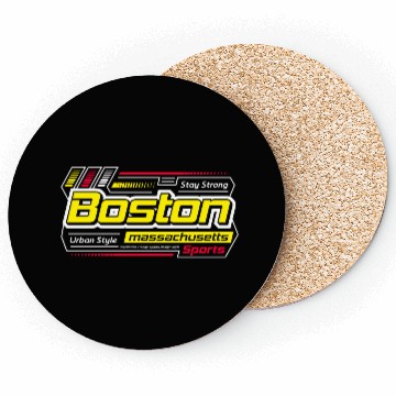 Discover Stay Strong Boston Massachusetts City Coasters