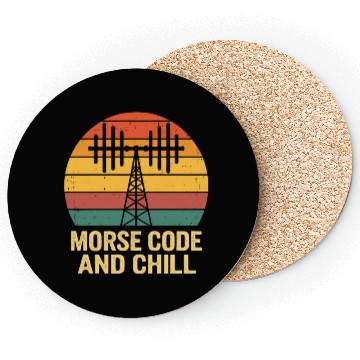 Discover Amateur Radio Operator Ham Radio Morse Code And Coasters