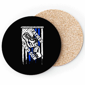 Discover Father Son Unbreakable 6 Coasters