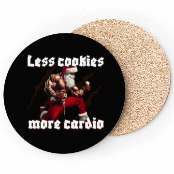 Discover Muscle Santa Coasters – Christmas Workout Apparel