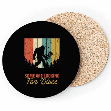 Discover Funny Disc Golf Art 7 Coasters